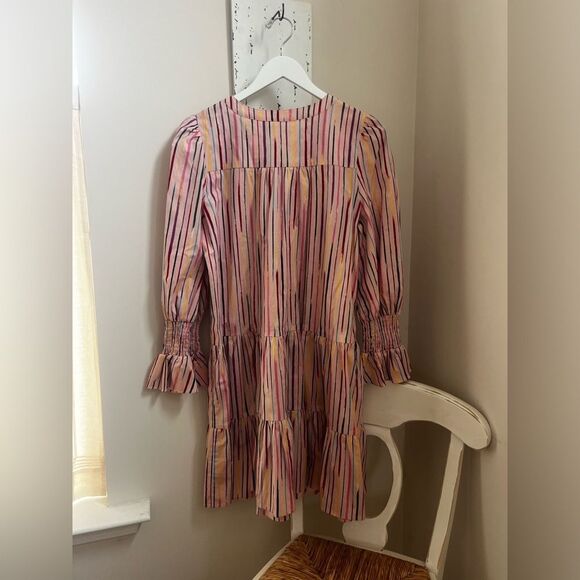 POMANDER PLACE Bermuda Pink Sorbet Kenzo Dress; Size Medium; NWOT! 😃 - Picture 12 of 14